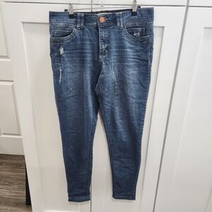 Democracy Ab Technology Skinny Jeans Elastic Waist size 10